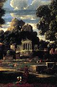 POUSSIN, Nicolas Landscape with the Gathering of the Ashes of Phocion (detail) af china oil painting reproduction